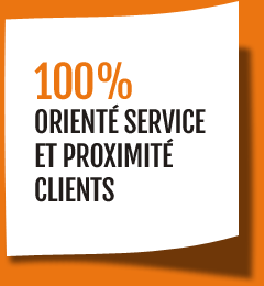 100% orient service et proximit clients